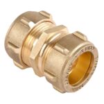 Brass Compression Coupler 22mm