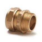 Brass Compression 15 x 1/2 Male
