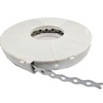 Galvanised Metal Band Steel Fixing Strap 10M Banding with Holes