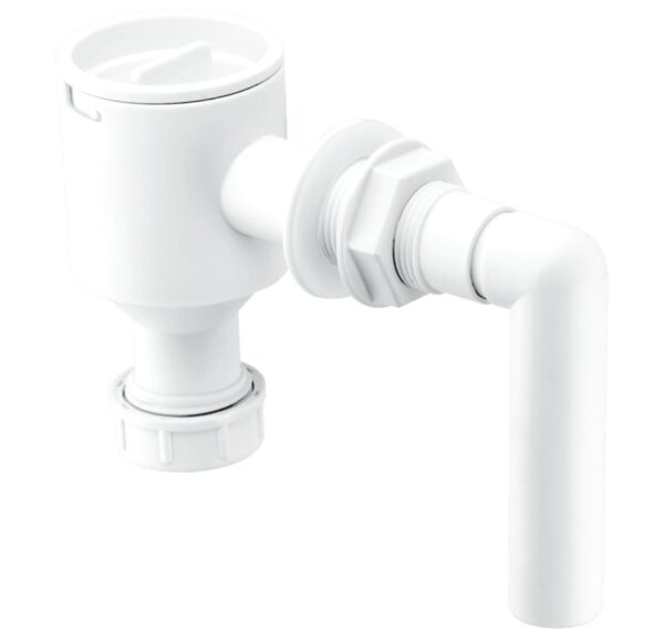 McAlpine Complete Screened Tank Overflow Connector - R30