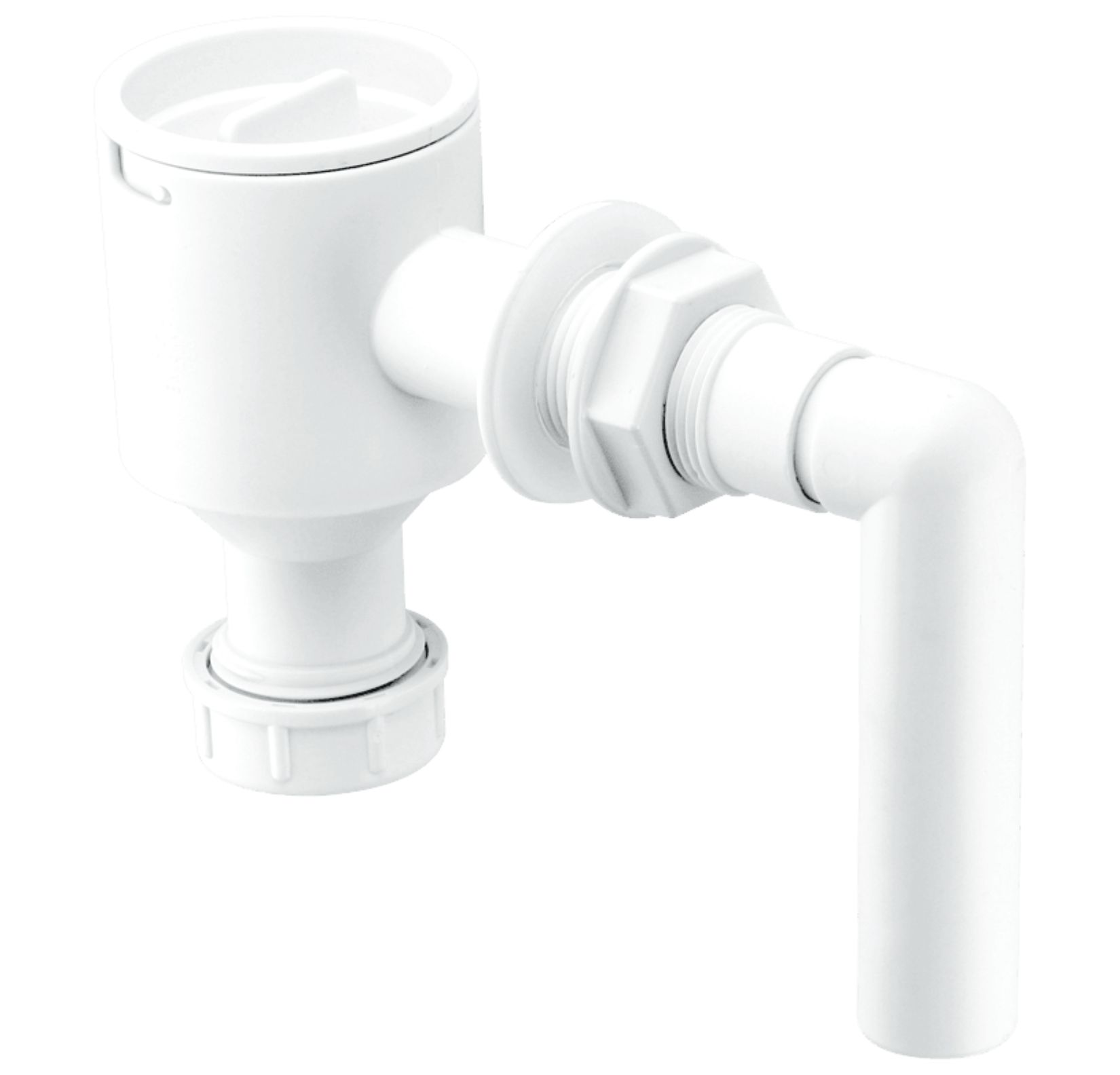 McAlpine Complete Screened Tank Overflow Connector - R30
