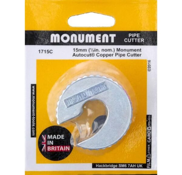 Monument Tools Autocut® Copper Pipe Cutter 15m