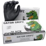 Gator Gripz Black Diamond Grip Nitrile Gloves XL (Box of 50)