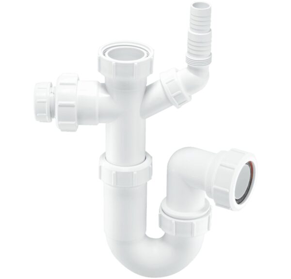 McAlpine Adjustable Inlet Tubular Swivel 'P' Trap - ASC10