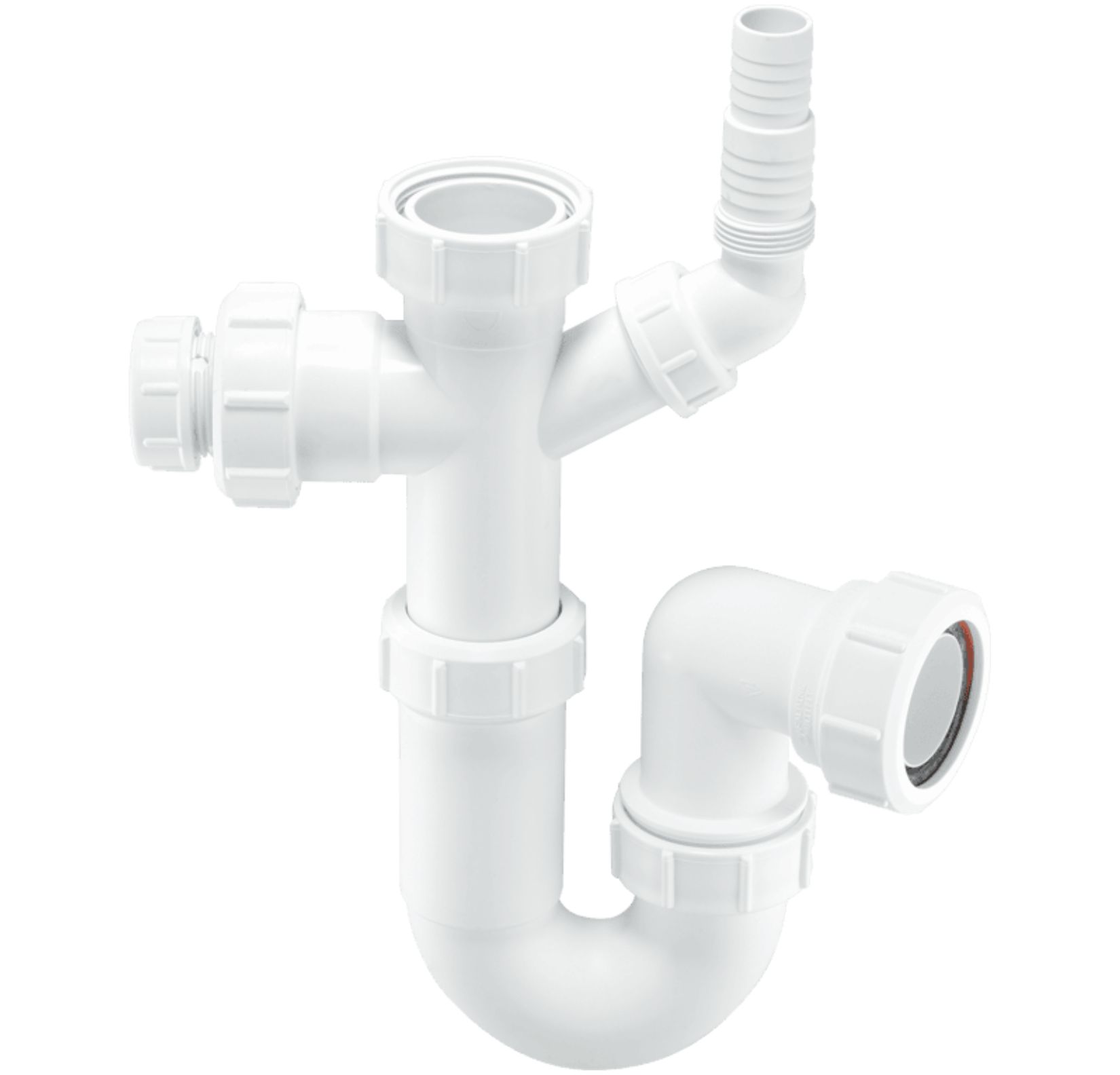 McAlpine Adjustable Inlet Tubular Swivel 'P' Trap - ASC10