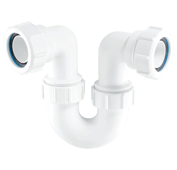 McAlpine Running Tubular Swivel 'P' Trap - SR10