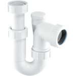 McAlpine Tubular Swivel Adjustable Inlet Anti-Syphon 'P' Trap - ASC10V