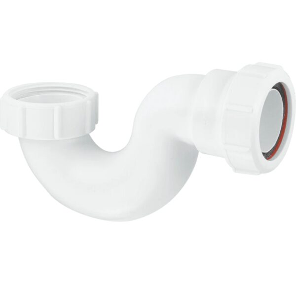 McAlpine White Bath Trap 40mm - Q10